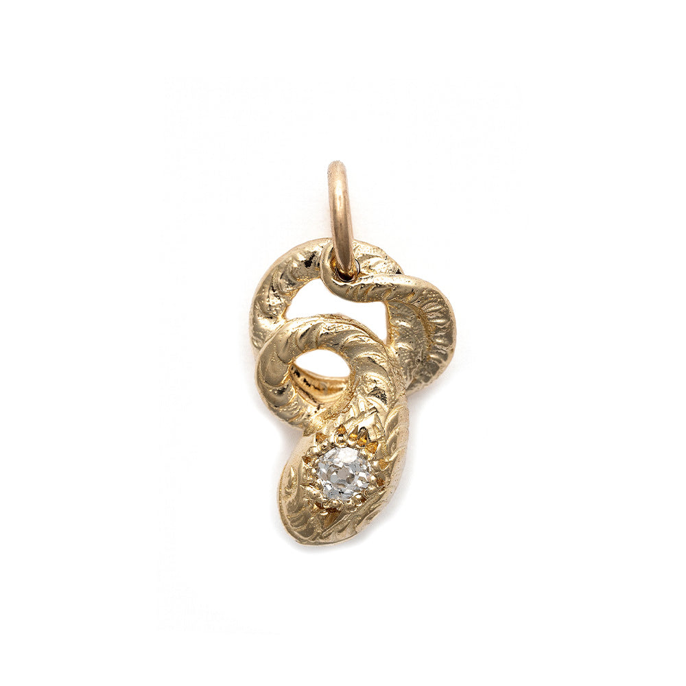 Eternally Yours SK-P9 pendant in shiny 14K yellow gold with round stone heart design