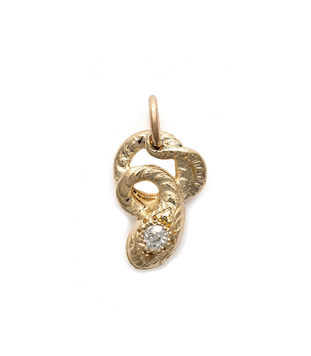 Eternally Yours SK-P9 pendant in shiny 14K yellow gold with round stone heart design