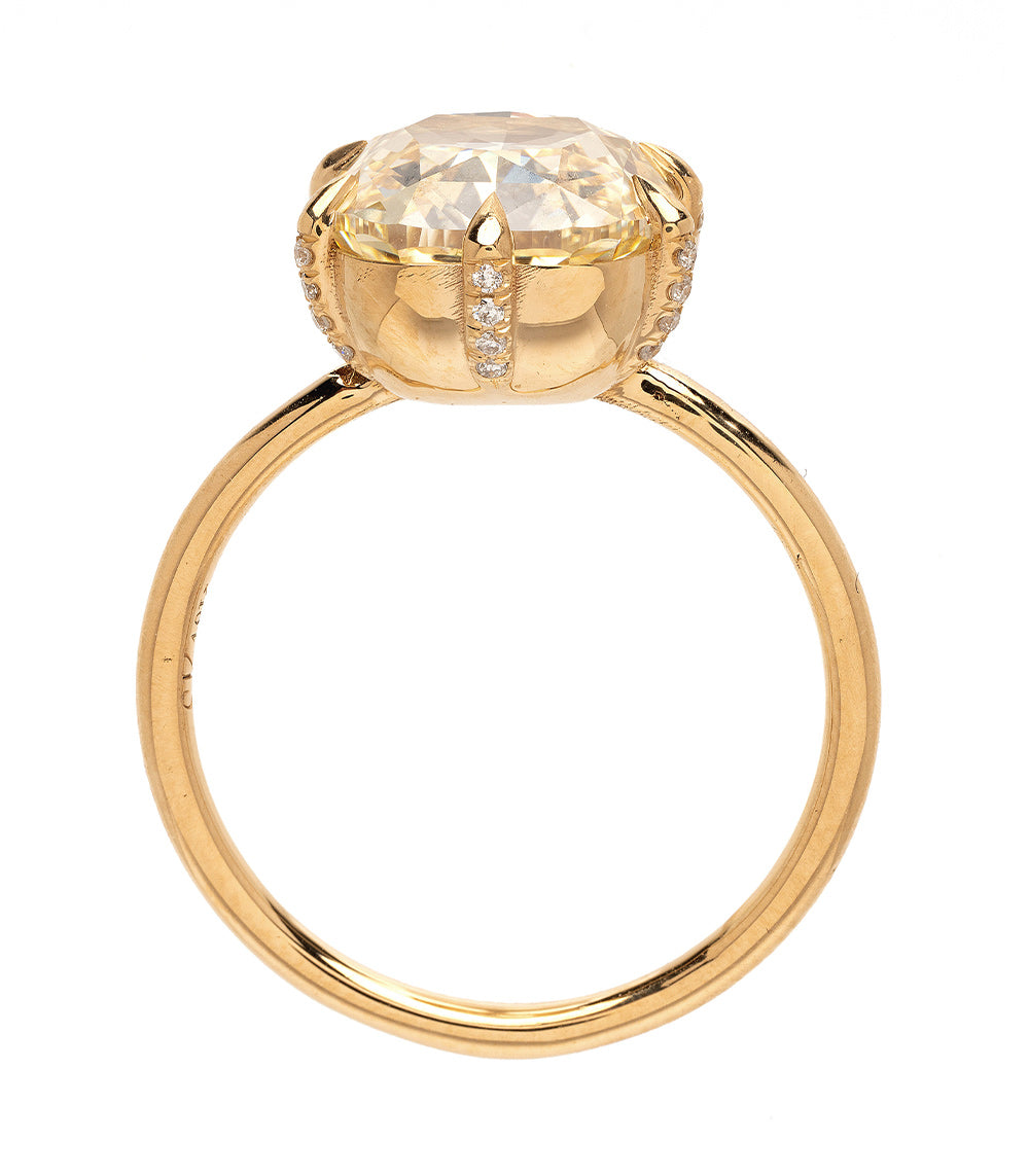 Ella by SK-R62-ND-CU-CD-4.62 gold engagement ring with round diamond centerpiece and prong setting
