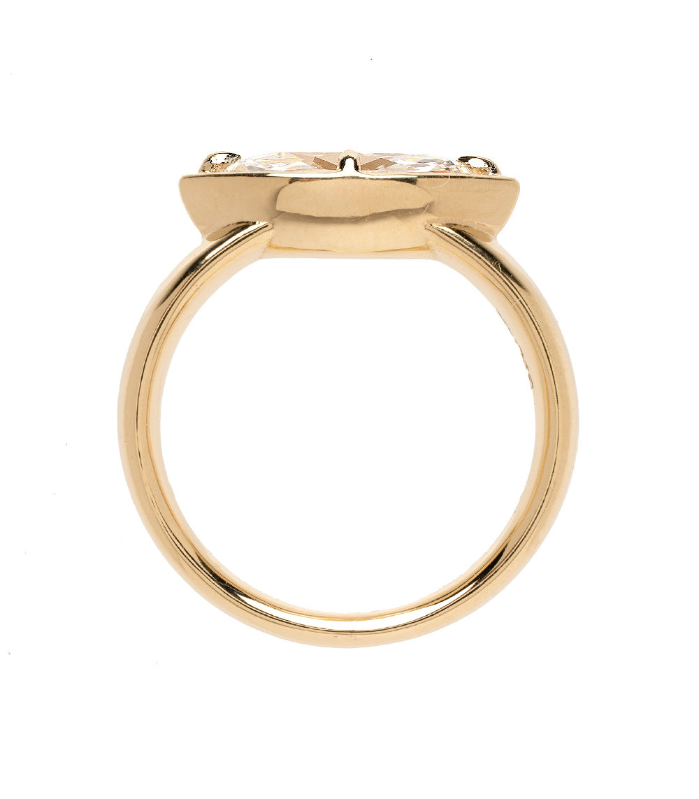 Chloe Pinky Duo SK-R45-DUO rings in gold tone with two-band duo styling and pinky profile