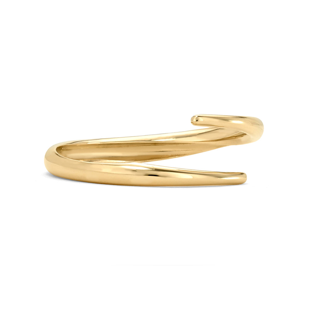 Single Coil Yellow Gold Stacking Band For Unique Engagement Rings Orbit Single Coil 1