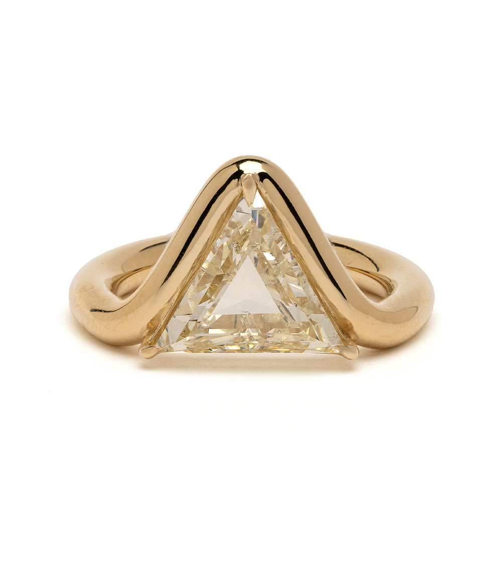 Aura SK-R120-CD-TSC-2.81 gold asymmetrical engagement ring with a unique engagement ring center stone